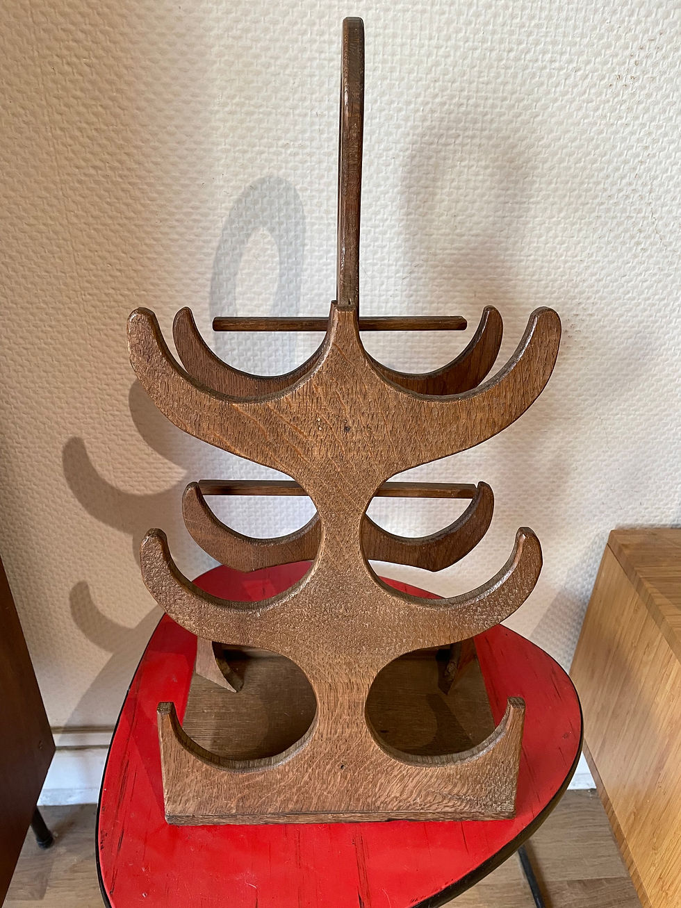 Miniature : Casier à bouteilles style scandinave 60s