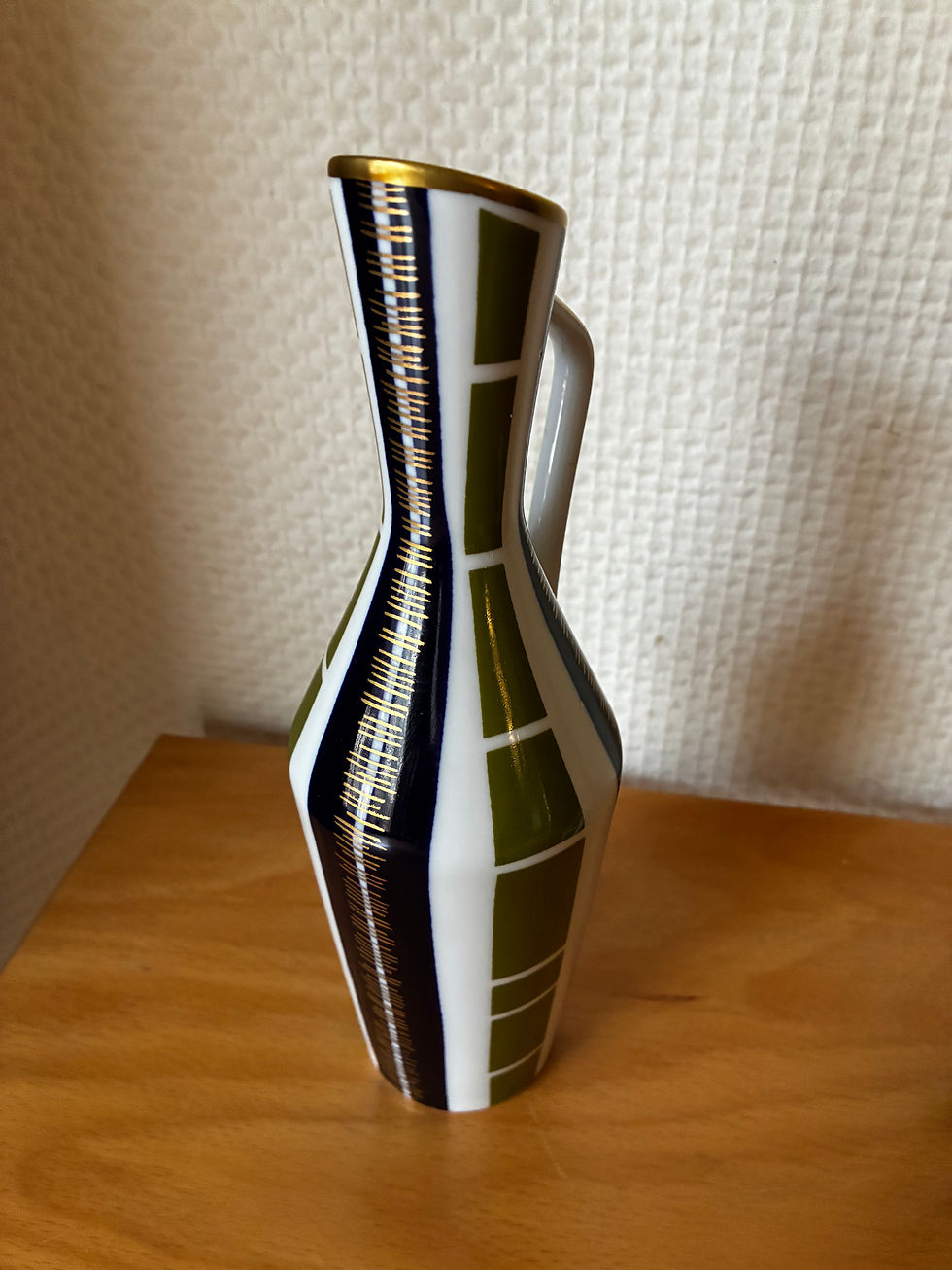 Miniature : Porcelaines Volksted Ech Kobalt RDA 60s