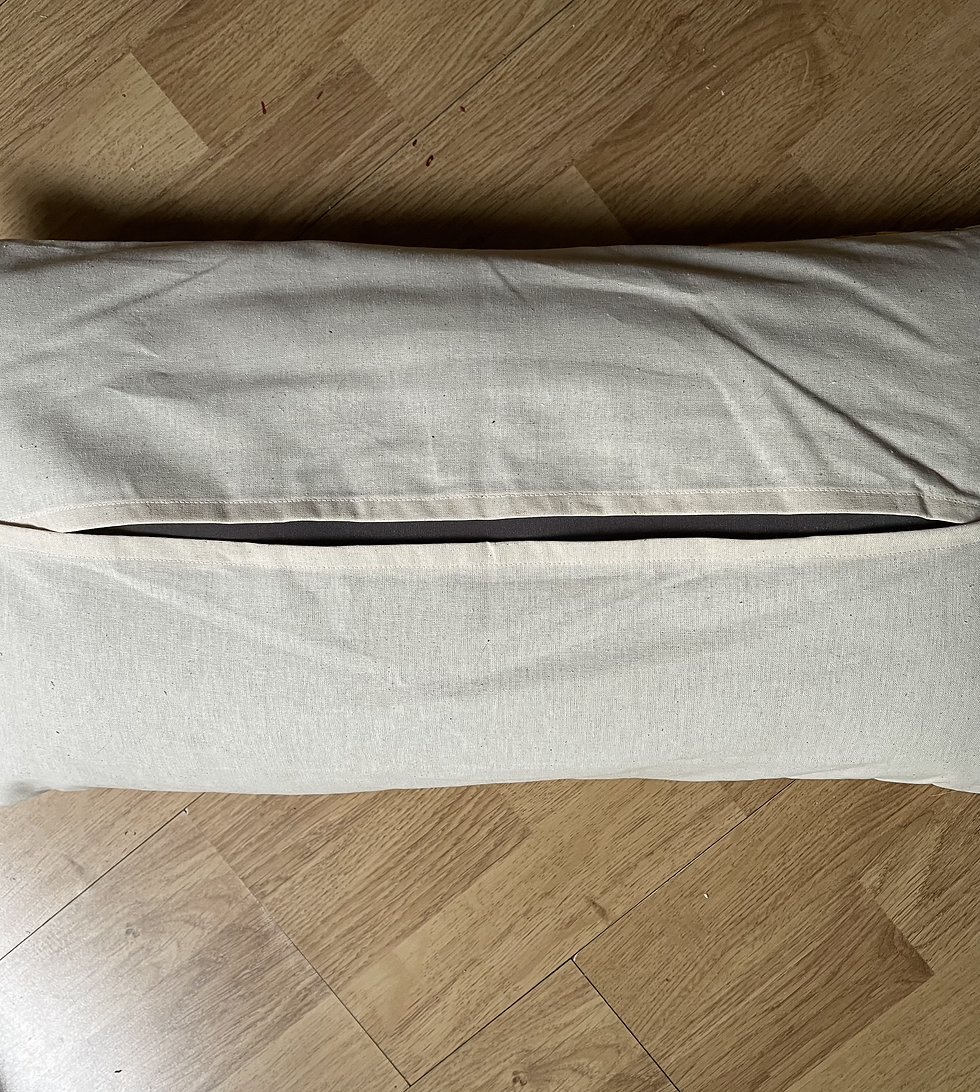 Miniature : 2 Coussins tissu vintage 70s