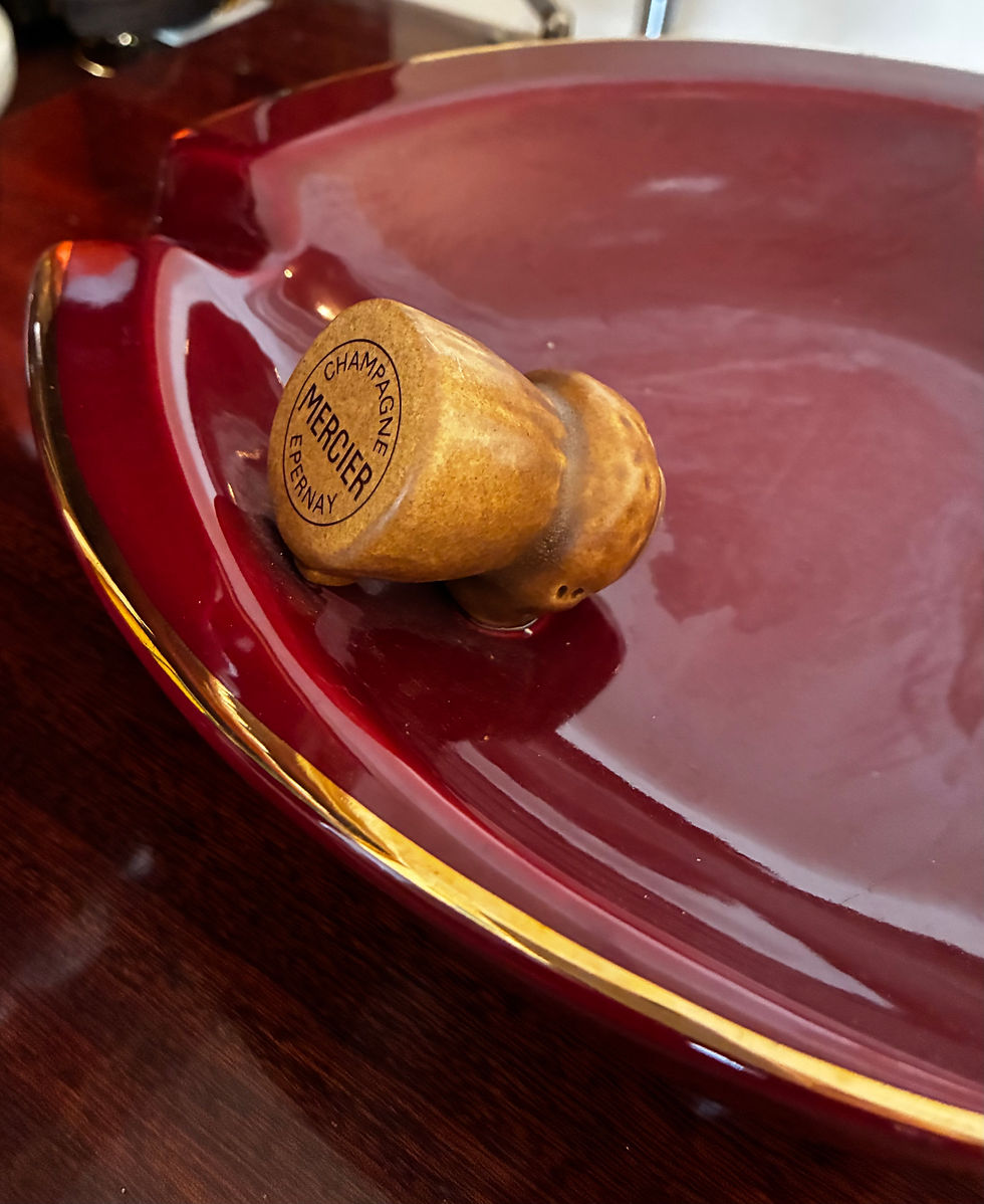 Miniature : Cendrier bouchon champagne Mercier 80s