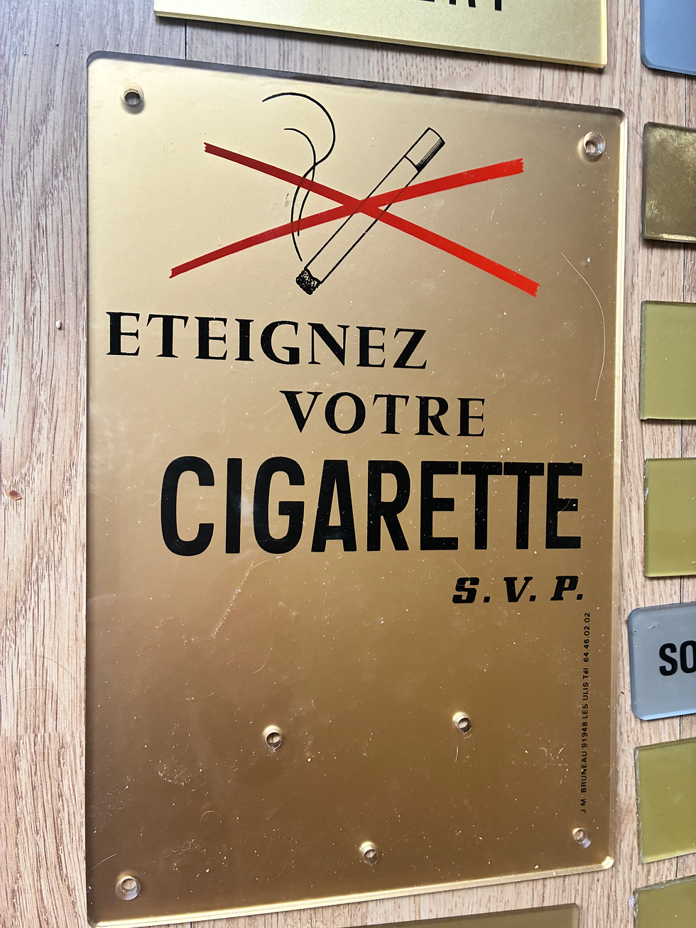 Miniature : Plaques pro plexiglas 60-70s