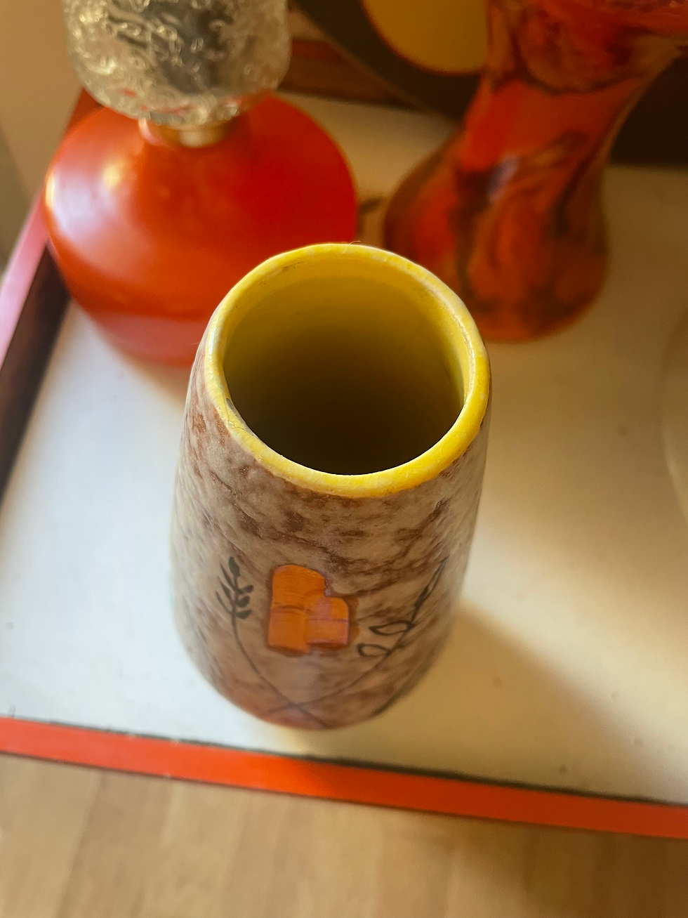 Miniature : Vase Scheurich céramique 60s 