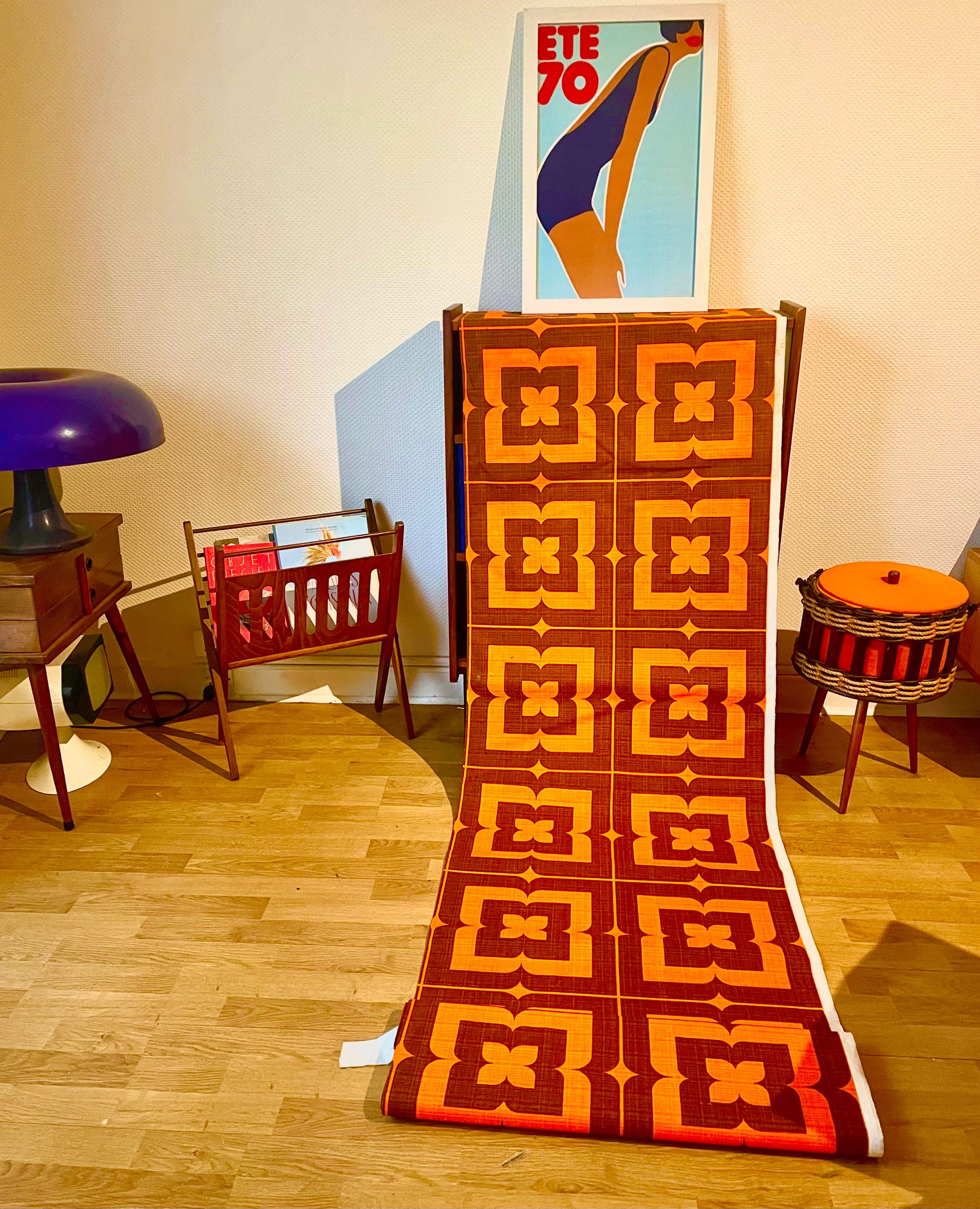 Panneau de tissu Alba Urgé 70s