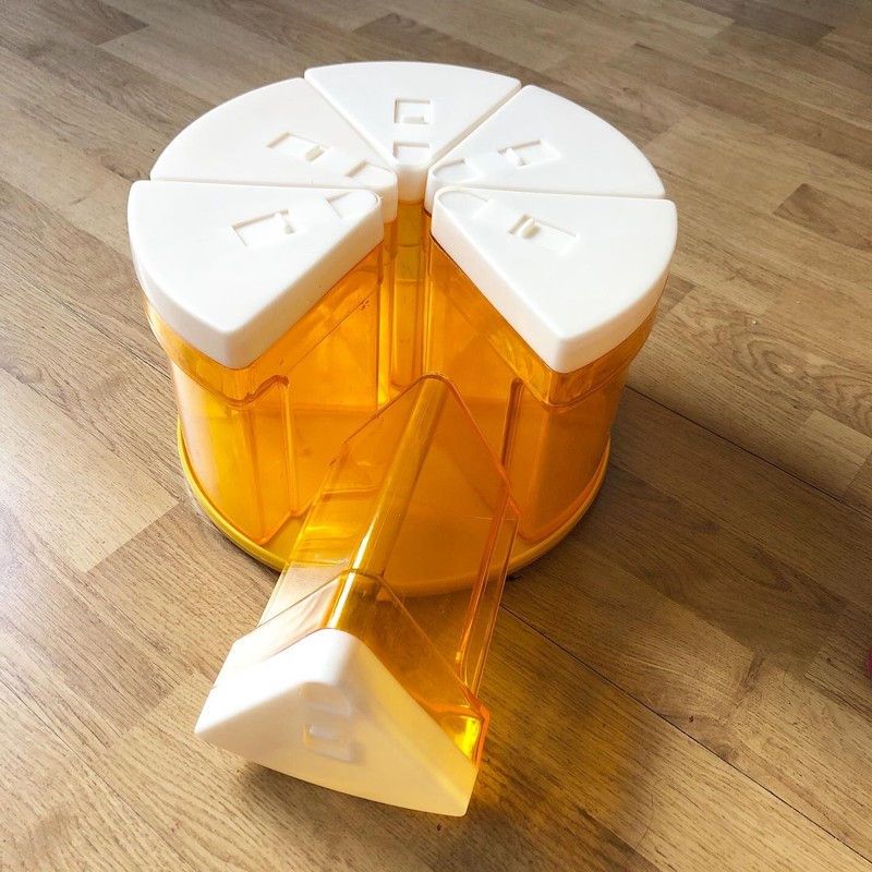 Miniature : Carrousel de cuisine 70s - 6 boites sur plateau tournant