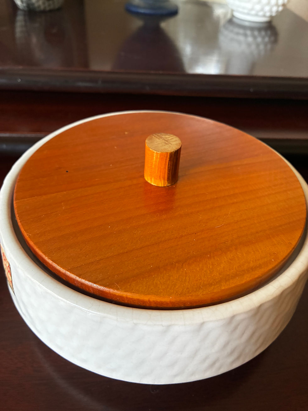 Miniature : Boîte céramique Höhr 60-70s