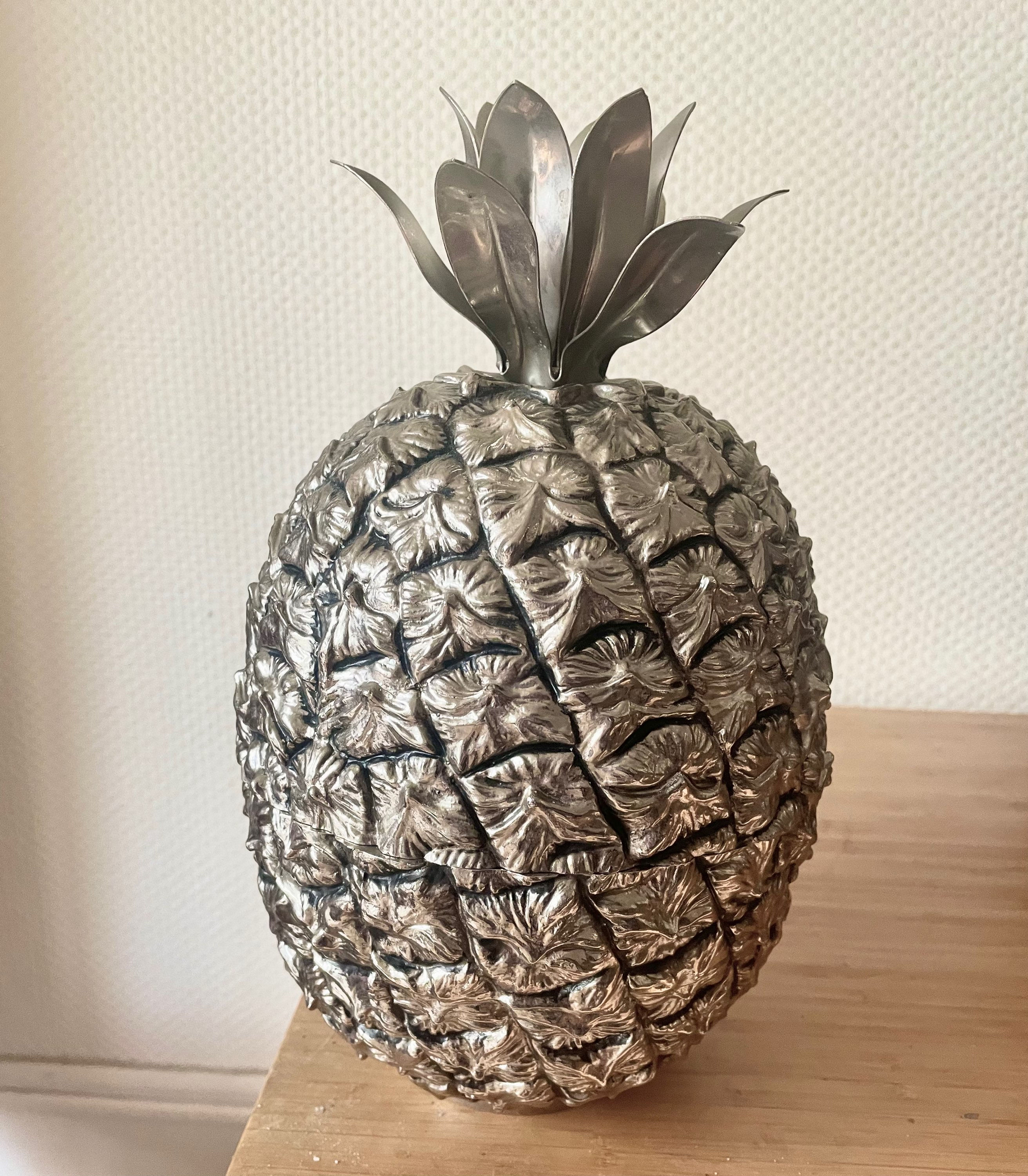 Seau à glaçons Ananas Michel Dartois 70s