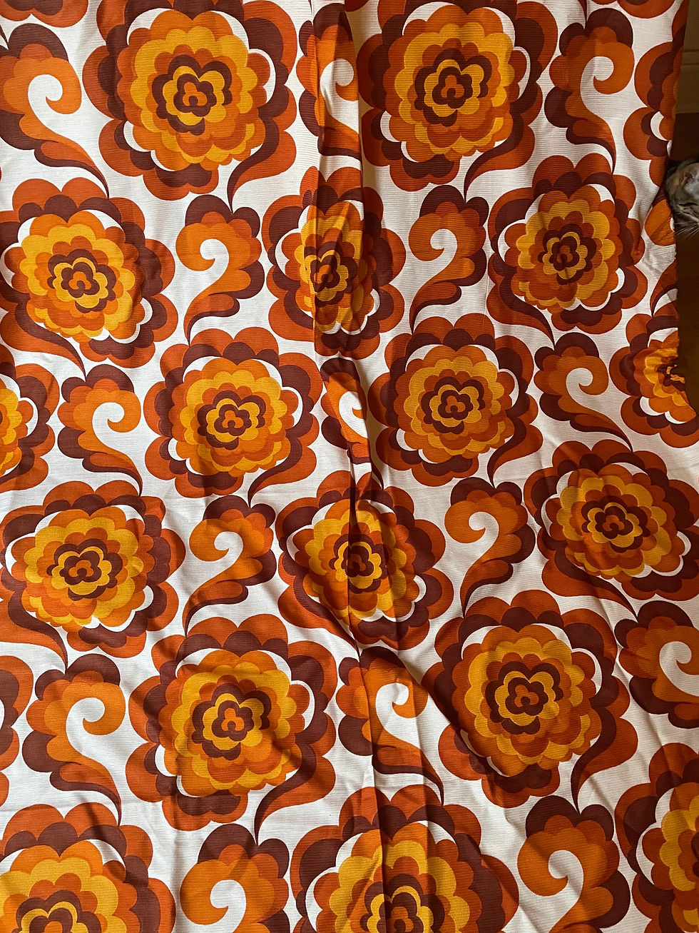 Miniature : Coupon de tissu 70s