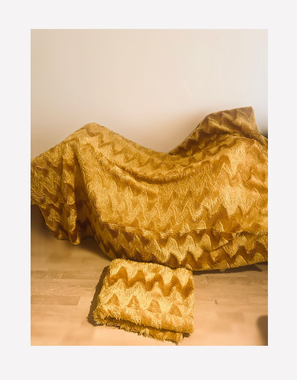 Couvre-lits moumoute 70s