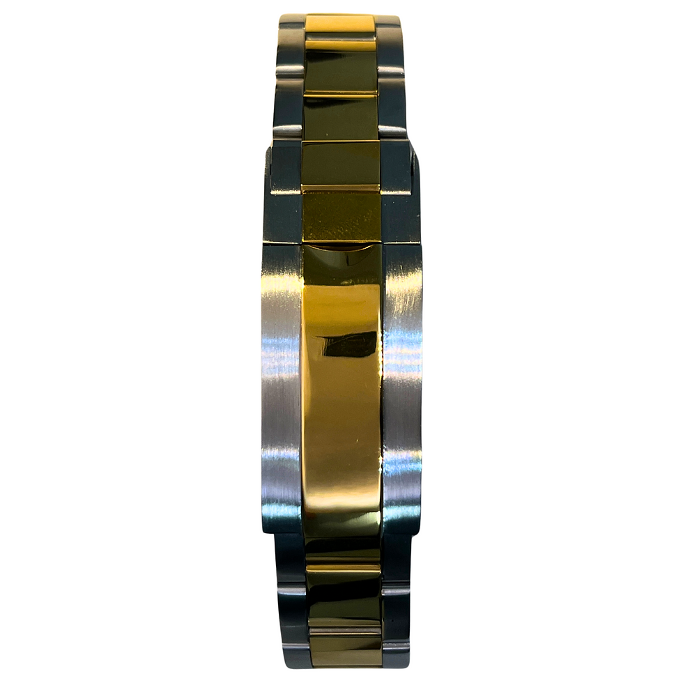 Thumbnail: 20mm Oyster Style POLISHED Micro Adjust Arc End Watch Bracelet