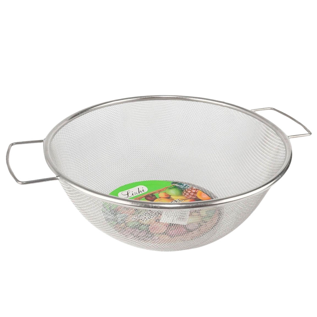 Escorredor com Alça | Inox | 24cm | Multiuso