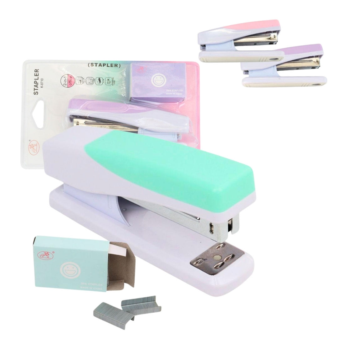 Grampeador Plástico | Com Grampos 26/6