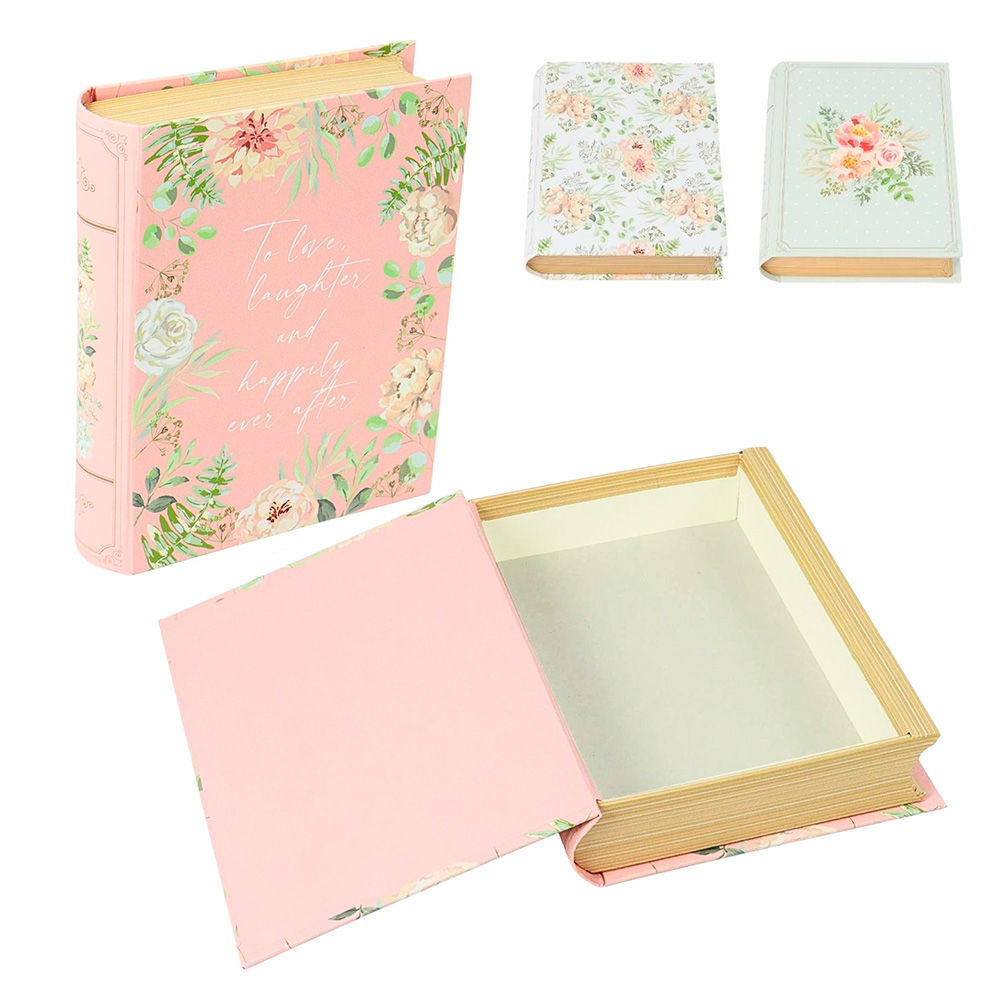 Caixa de Presentes 17x14cm Flores Sortidas