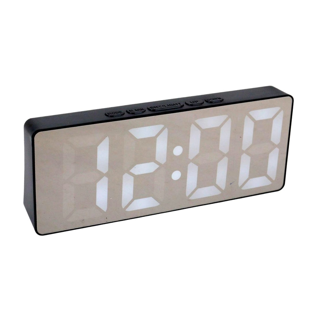 Relógio de Mesa Digital Retangular | Despertador