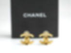 Thumbnail: Chanel 98P雙C康鵬鍍金耳夾