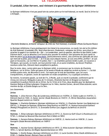 Le télégramme Trail Landudal 15 juillet 26.jpg