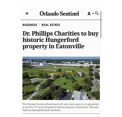 Eatonville's Hungerford Deal: A New Chapter Begins