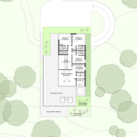 Villa SHR First Floor Plan