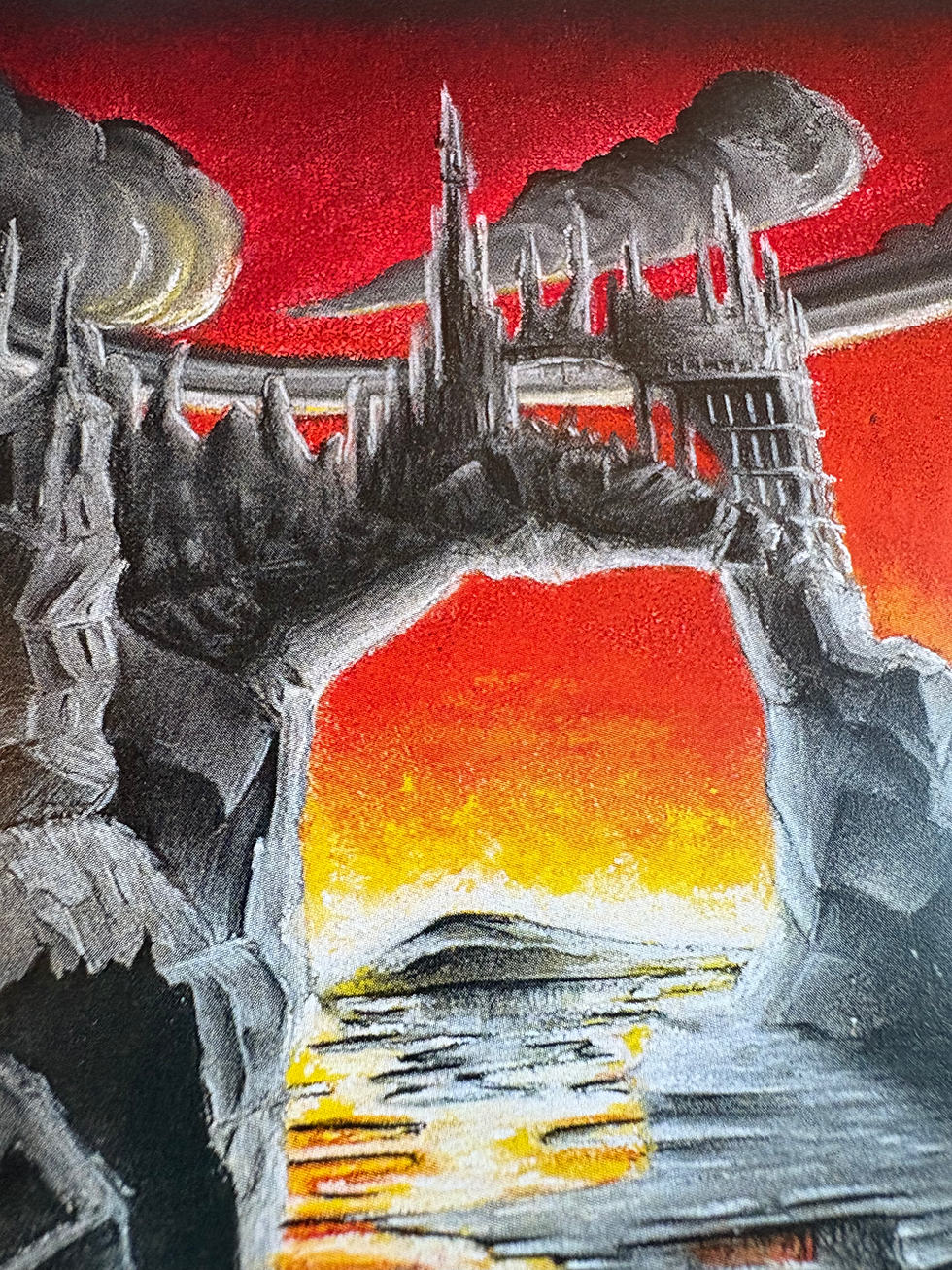 Thumbnail: "Scarlet Skies" Print 7" x 16"