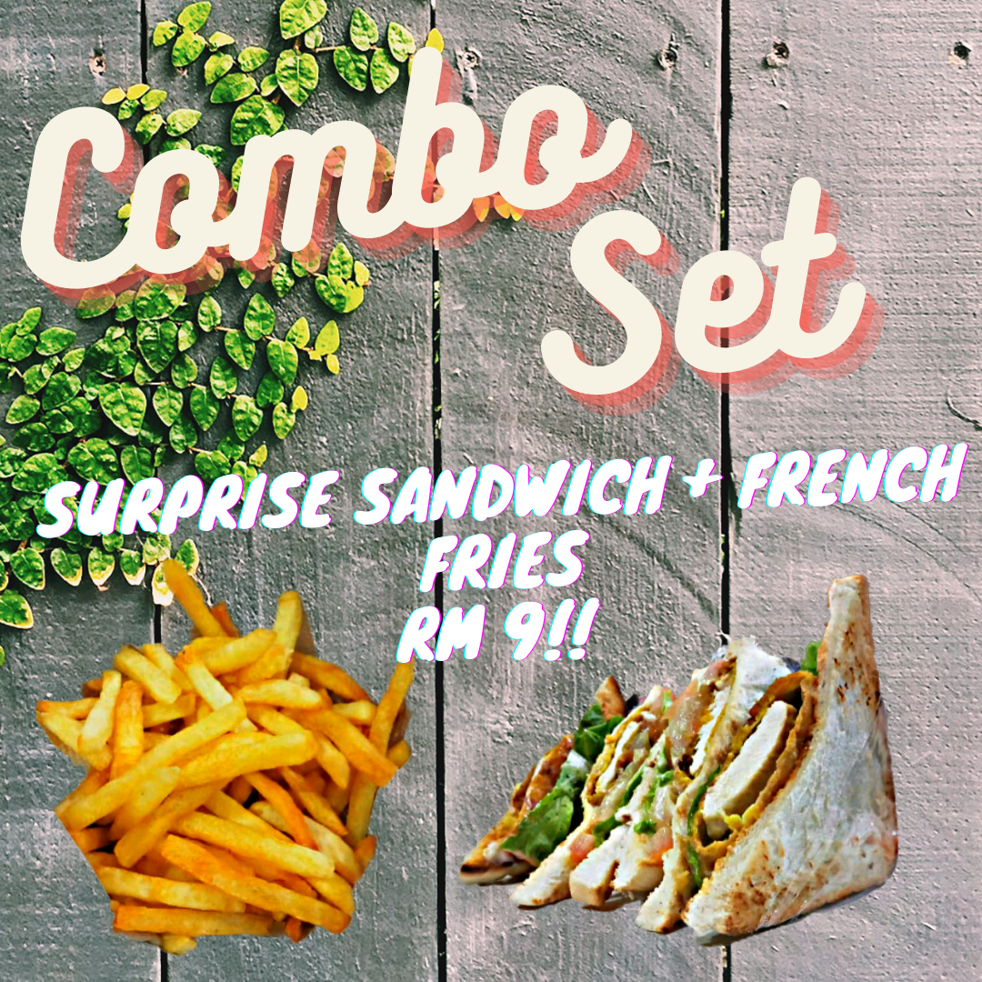 The Surprise Sandwich + French Fries/Wedges