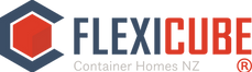 flexicube container homes new zealand logo
