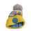 Thumbnail: Yellow beanie with "BOLD" text, Mini-Me Beanie The Brainwave (Adult + Kid) and a pom-pom. Bold Kidswear