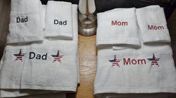 Personalized Towels, Adult's Set #1