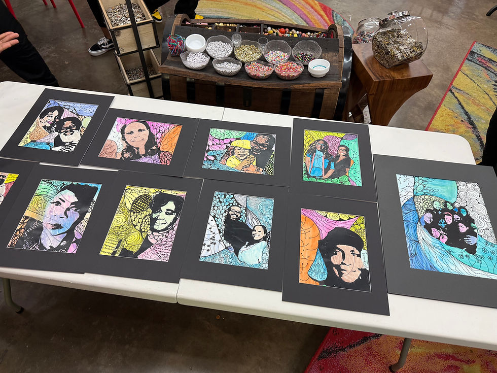 “Meaningful Mosaics” is a great Paint&Sip favorite with teams