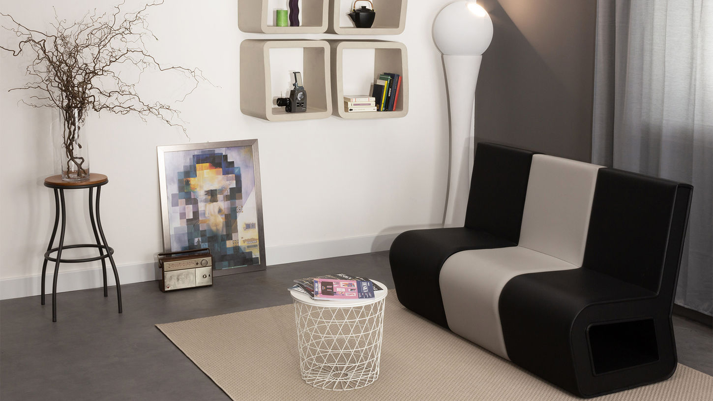 Poltroncine moderne in salotto