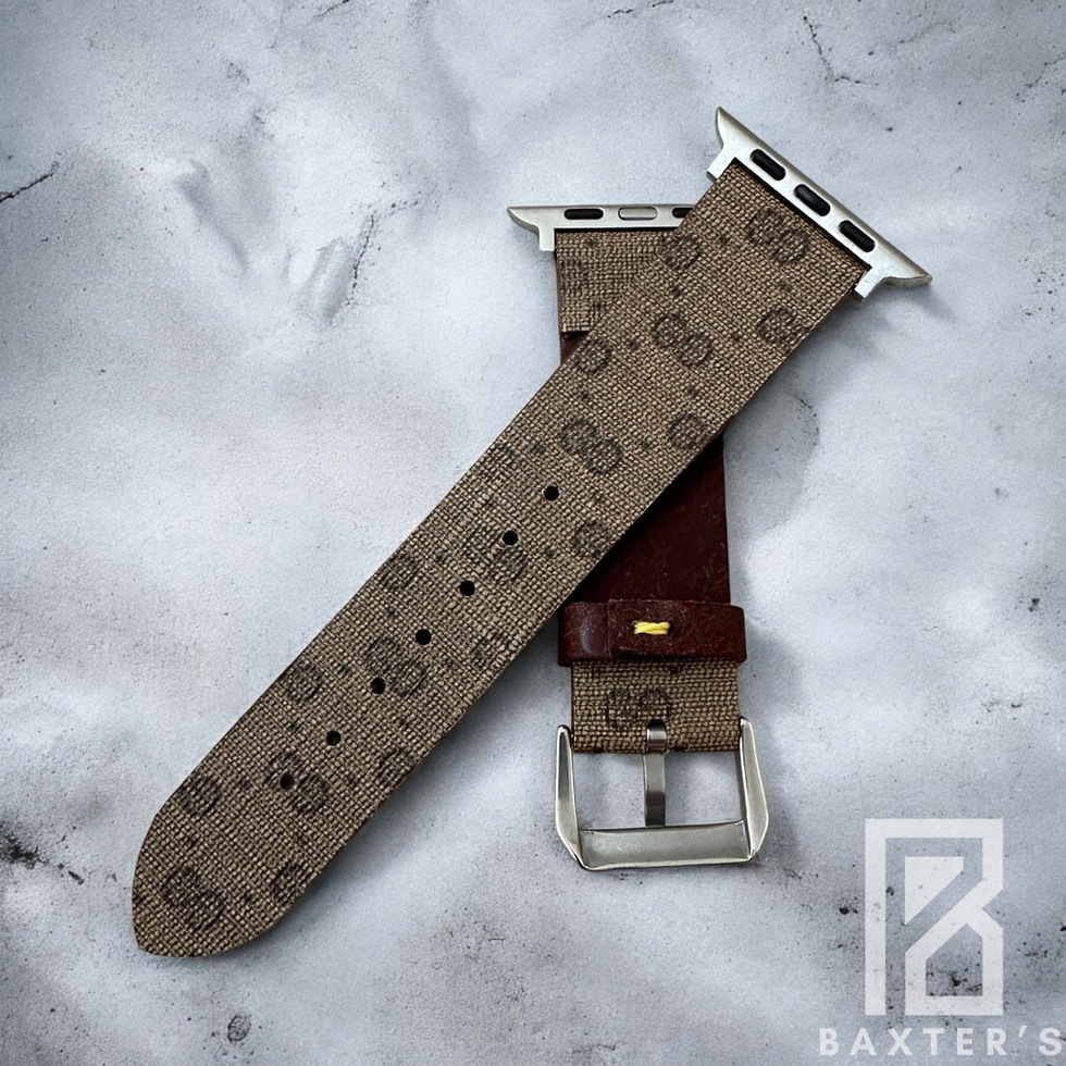 Thumbnail: Authentic Gucci Repurposed Apple Watch Strap  