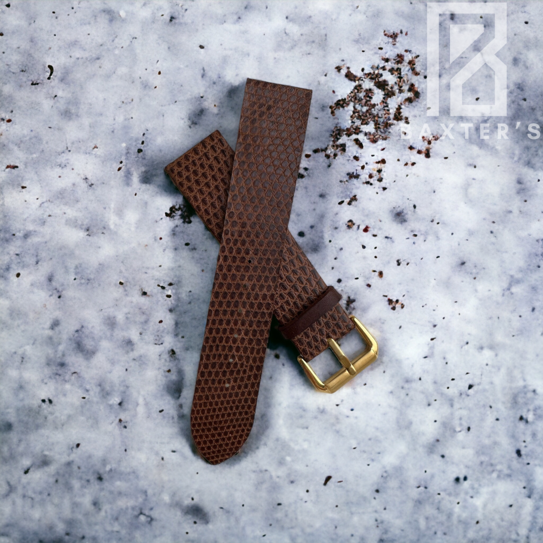 Genuine Lizard Watch Strap