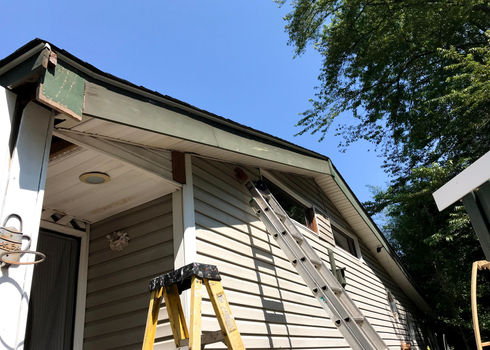 Exterior painting, high quality painting before