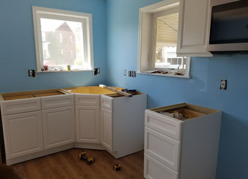 Kitchen remodels, kitchen remodels after, cabinets, windows