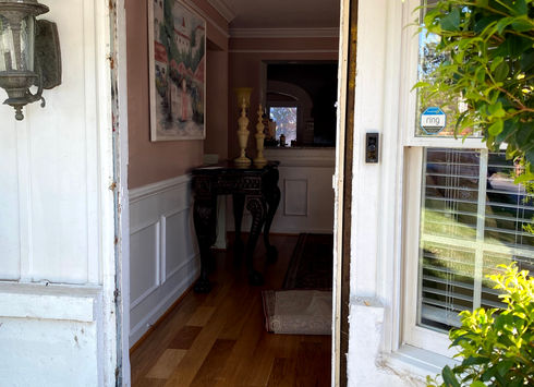 Door installation before