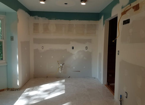 Kitchen remodels, kitchen remodels before, flooring, drywall