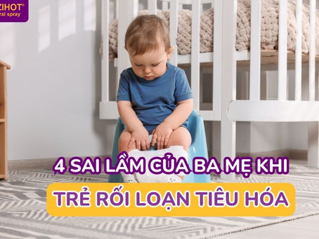 Rối loạn tiêu hóa là tình trạng thường gặp ở trẻ nhỏ do hệ tiêu hóa chưa hoàn thiện