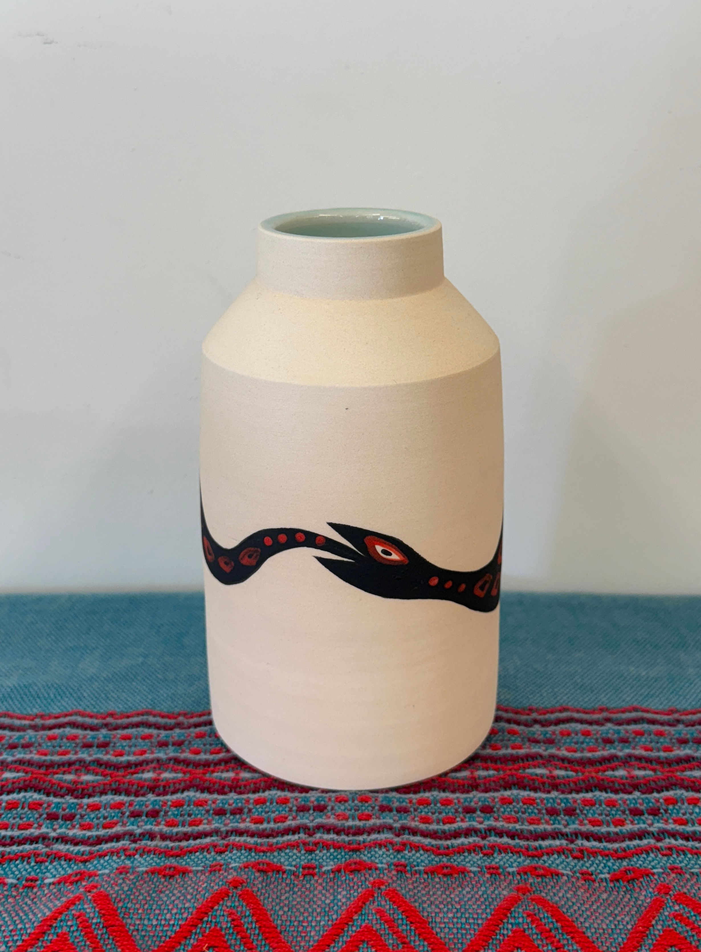 The Snake Eats it’s Tail, vase 