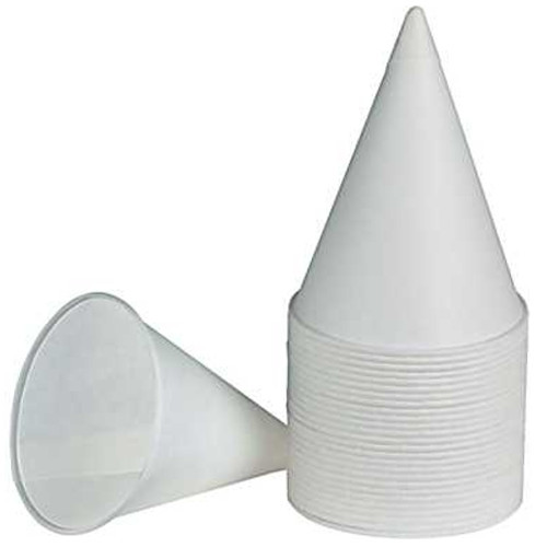 Paper Cone Cups Icy Mountain Water