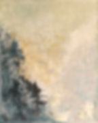 Thumbnail: Dawn of Duality -- Two-Piece Framed Abstract Mountain Art Print