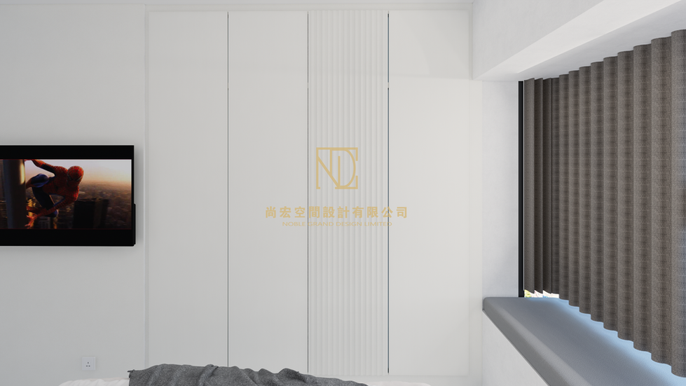 Master room wardrobe