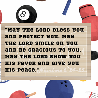 Numbers 6:24-25 prayer bookmark