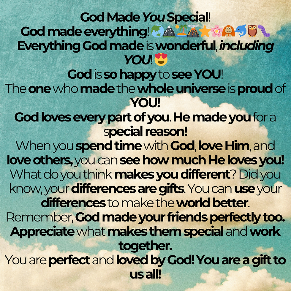 Psalm 139:14 Devotional for Kids 3-5