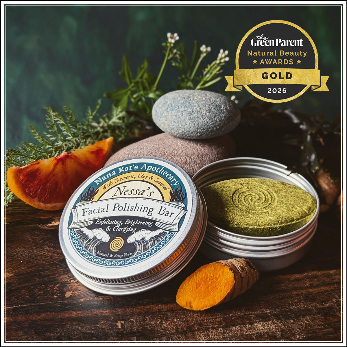 Nessa’s Facial Polishing Bar - Exfoliating, Brightening, Clarifying