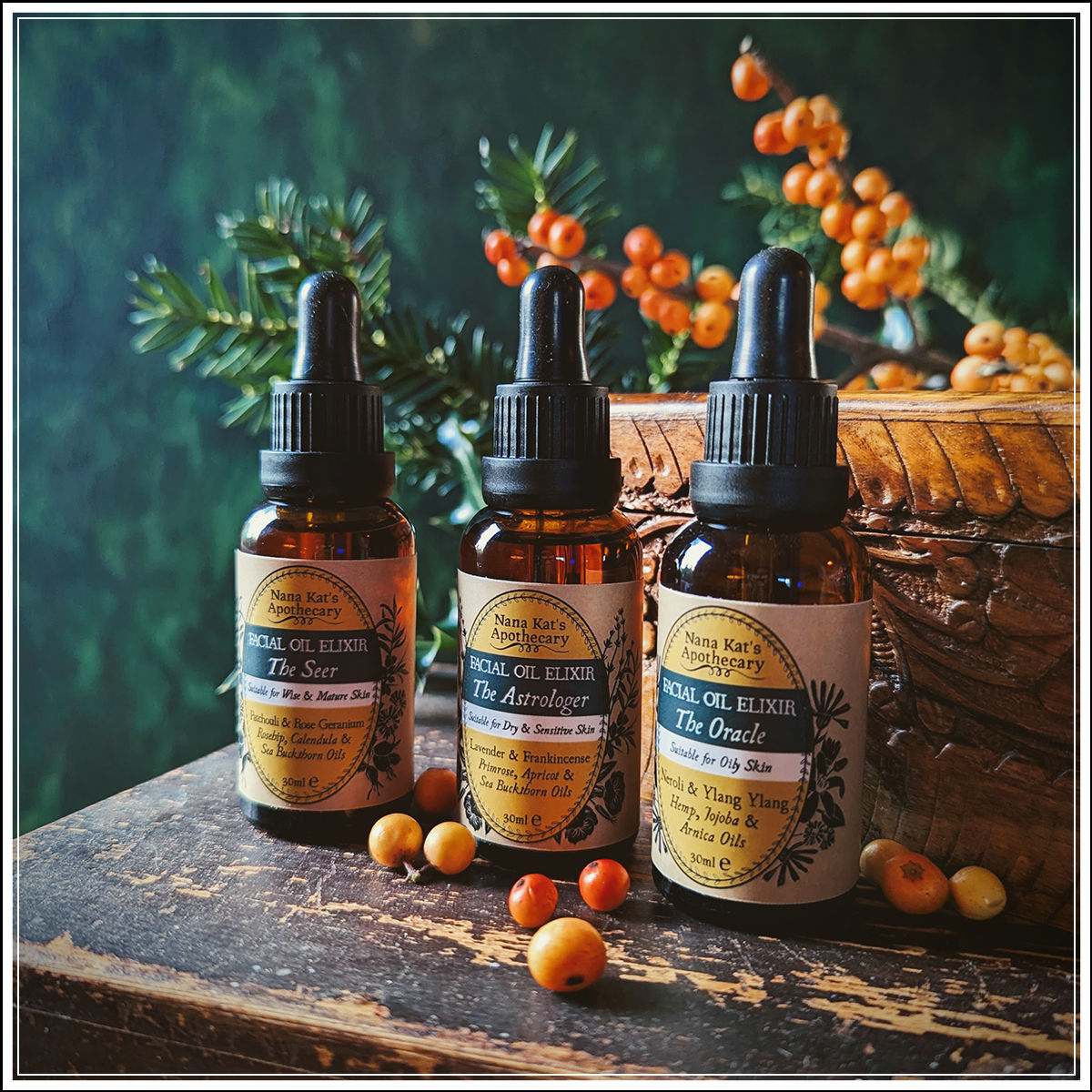 We Three Queens Bundle - 3 Facial Oil Elixirs to Explore