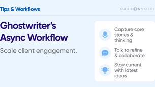 Ghostwriter’s Async Workflow to Scale Client Engagement