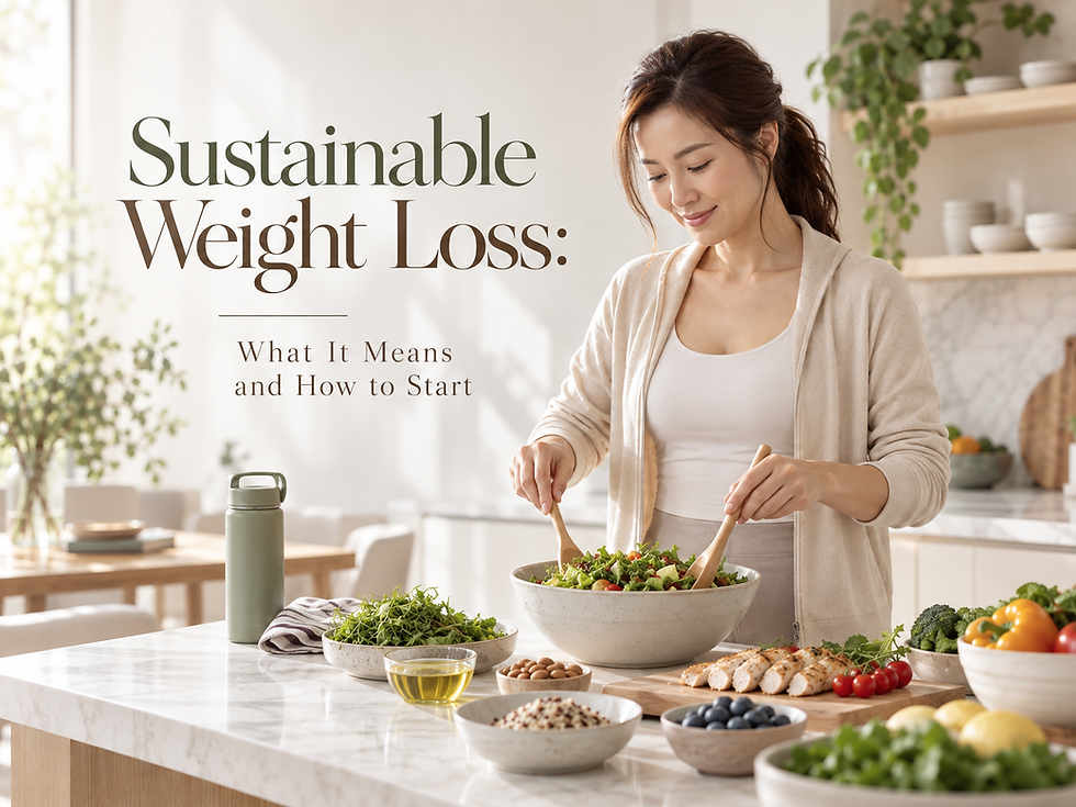 Sustainable Weight Loss: What It Means and How to Start