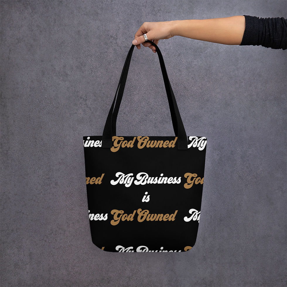 Thumbnail: My Business is God Owned Tote bag
