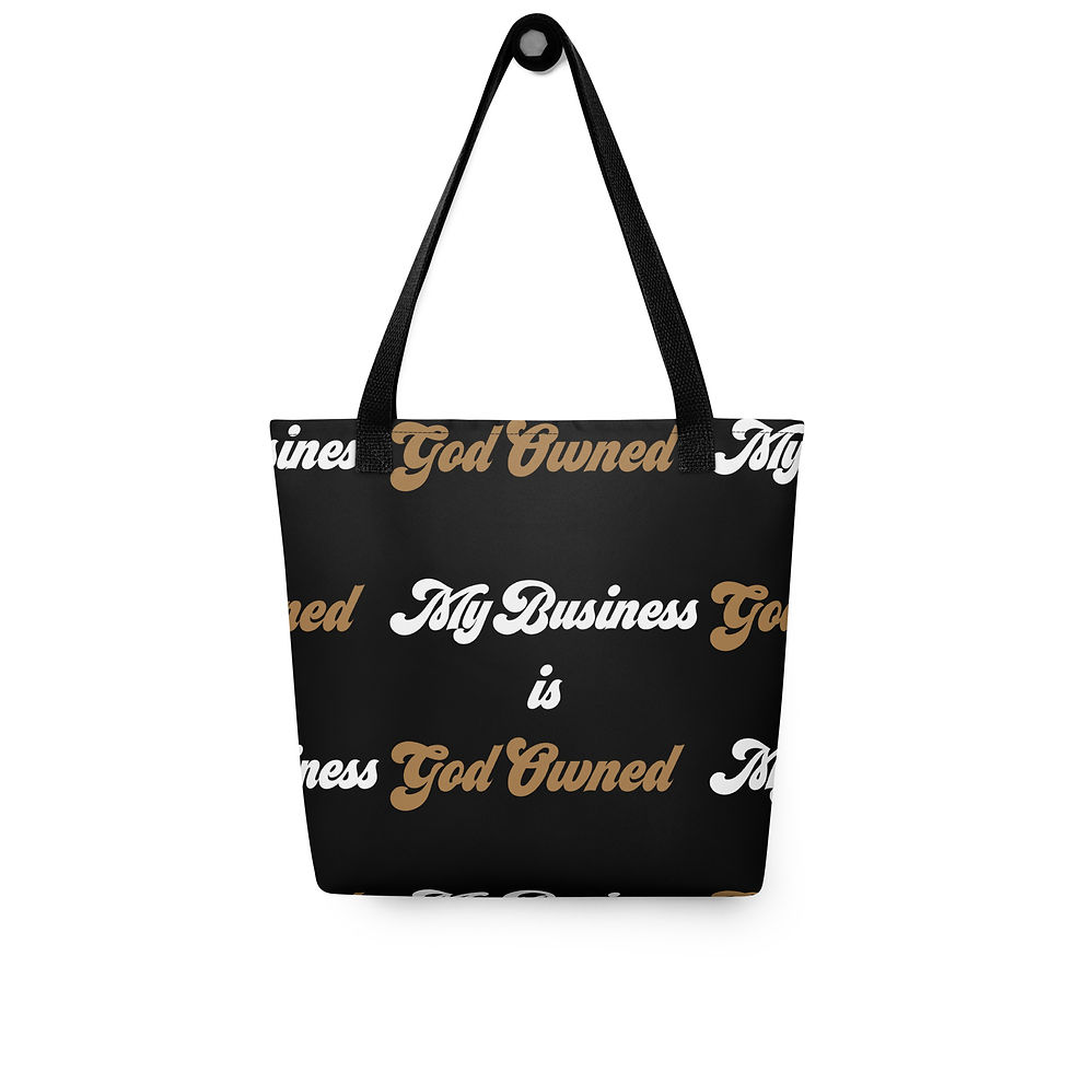 Thumbnail: My Business is God Owned Tote bag