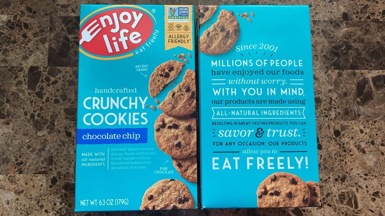 ENJOY LIFE crunchy chocolate chip cookies