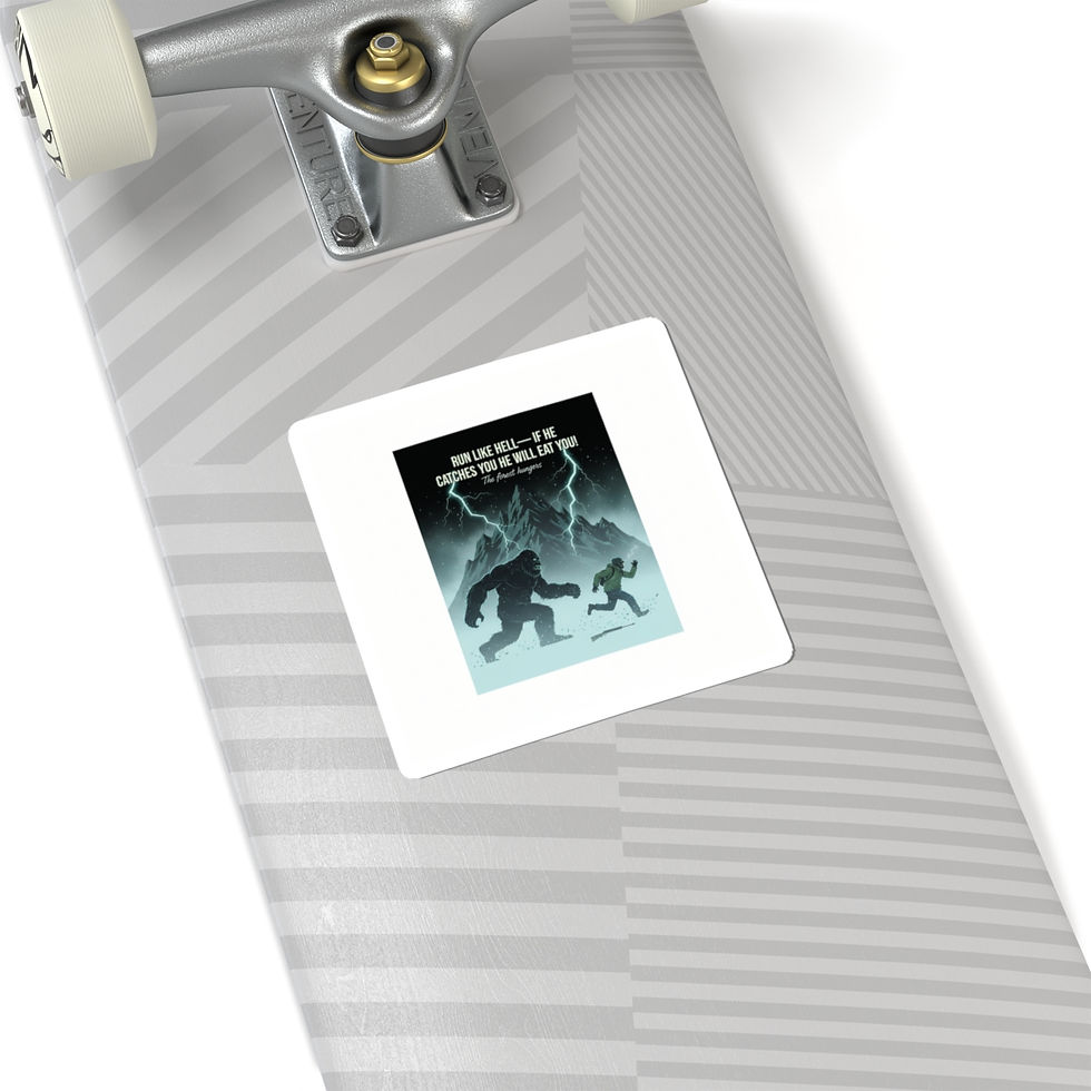 Thumbnail: Run Like Hell Sasquatch Sticker