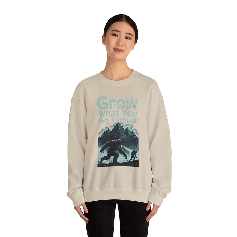 Thumbnail: Grow What You Go Through Sweatshirt | quiet progress, small wins club